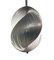 Mid-Century Modern Ceiling Light in Aluminium attributed to Henri Mathieu, France, 1970s, Image 1
