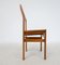 Mid-Century Modern Dining Chairs attributed to Giuseppe Rivadossi, Italy,1980s, Set of 6 5
