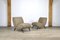 Norman Bel Geddes Armchairs in Birch Wood and Original Wool Fabric, 1950s, Set of 2 5