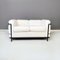 Modernes italienisches LC2 Sofa von Le Corbusier, Jeanneret & Perriand für Cassina, 1980er 2