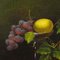 Artista, Natura morta con frutta, Olio su tela, Germania, anni '50, con cornice, Immagine 7