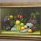 Artista, Natura morta con frutta, Olio su tela, Germania, anni '50, con cornice, Immagine 4