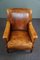 Vintage Armchair in Sheep Leather 6