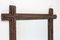 Tramp Art Rustic Wall Mirror in Hand Carved Basswood, Austria, 1860 4