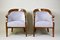 19th Century Biedermeier Walnut Bergere Armchairs, Austria, 1830, Set of 2 2