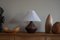 Lampada da tavolo Mid-Century in ceramica, Danimarca, anni '50, Immagine 2