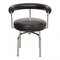 LC-7 Chair in Brown Leather by Le Corbusier for Cassina 1