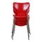 Red Chairs by Arne Jacobsen for Fritz Hansen, 2000s, Set of 6 2