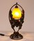 French Art Nouveau Table Lamp by Degue, 1920, Image 3