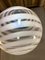 White and Transparent Sphere Lamp in Murano Glass from Simoeng, Image 2