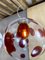 Red Transparent Sphere Lamp in Murano Glass from Simoeng, Image 8