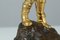 G. Flamend, Esculturas de Vive La France, Principios del siglo XX, Bronce dorado, Juego de 2, Imagen 18