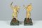 G. Flamend, Vive La France Sculptures, Early 20th Century, Gilt Bronze, Set of 2, Image 1