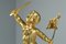 G. Flamend, Vive La France Skulpturen, Frühes 20. Jh., Vergoldete Bronze, 2er Set 6
