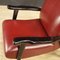 Italian Armchair in Red Faux Leather, 1970s 8