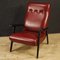 Italian Armchair in Red Faux Leather, 1970s 10