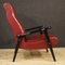 Italienischer Sessel aus rotem Kunstleder, 1970er 4