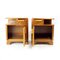 Art Deco Bedside Tables in Walnut, Czechoslovakia, 1930s, Set of 2, Image 15