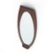 Mirror with Curved Wooden Frame, 1960s 5