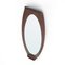 Specchio con cornice curva in legno, anni '60, Immagine 5