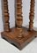 Late19th Century Gothic Walnut Seal Side Table 11