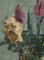 Alexandre Rochat, Bouquet de fleurs et vase en verre, Öl auf Leinwand 5