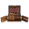 19th Century Victorian Walnut Games Compendium, Cards & Board Game Set, 1890s 2