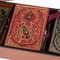 19th Century Victorian Walnut Games Compendium, Cards & Board Game Set, 1890s 18