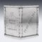 20th Century Indian Silver Tea Chest Shaped Caddy from Hamilton & Co, 1958 3