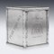 20th Century Indian Silver Tea Chest Shaped Caddy from Hamilton & Co, 1958, Image 4