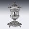 Coppa Trofeo in argento coloniale con coperchio, XIX secolo, India, anni '40, Immagine 4