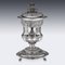 Coppa Trofeo in argento coloniale con coperchio, XIX secolo, India, anni '40, Immagine 2