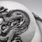 19th Century Chinese Silver Dragon Tea Caddy, Luen Wo, Shanghai, 1880s 11