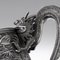 19th Century Chinese Export Silver Nobility Scene Mug, Leeching, 1870 10