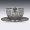 Bol et Assiette en Argent, Chine, Chine, 1880s, Set de 2 4