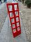Vintage Red Foldable Ladder Scaleo from Velca, Italy, 1970s, Image 2