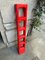 Vintage Red Foldable Ladder Scaleo from Velca, Italy, 1970s, Image 3