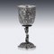 19th Century Chinese Export Silver Goblet, Woshing, 1870s 3