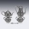 20th Century Chinese Silver Cherry Blossom Tea Set, Siu Kee, 1900s, Set of 5 4