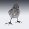 German Silver Pheasant Figures, Hanau, 1910, Set of 2, Image 7