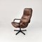 Vintage Leather Swivel Lounge Chair by Berg Furniture, 1970s 7