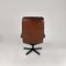 Vintage Leather Swivel Lounge Chair by Berg Furniture, 1970s 4