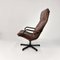 Vintage Leather Swivel Lounge Chair by Berg Furniture, 1970s 2