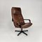 Vintage Leather Swivel Lounge Chair by Berg Furniture, 1970s 5