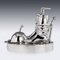 19th Century Victorian Silver Horse Racing Table Lighter, London, 1883 3