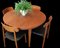 Danish Round Teak Dining Table from Omann Jun 3