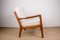 Danish Teak Senator Model Armchair and New Loop Fabric by Ole Wanscher for France & Son, 1960s, Image 11