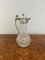 Victorian Cut Glass and Silver Plated Claret Jug, 1860s 6
