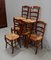 20th Century Chairs in Cherry, 1950s, Set of 6 3