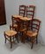 20th Century Chairs in Cherry, 1950s, Set of 6, Image 3